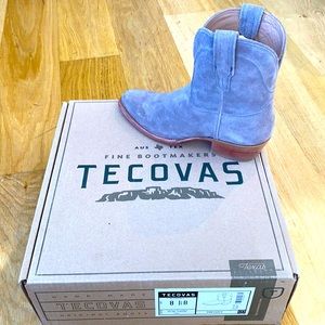 Telco as The Lucy, Gray Suede Cowboy Boot